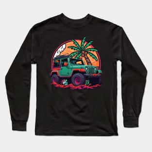 Jeep Sunset Long Sleeve T-Shirt